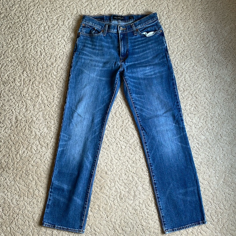 Lucky Brand 363 Straight Classic Blue Denim Jeans
